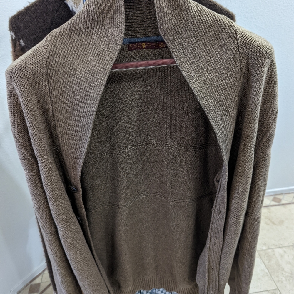 7 For All Mankind XL Cotton Cardigan